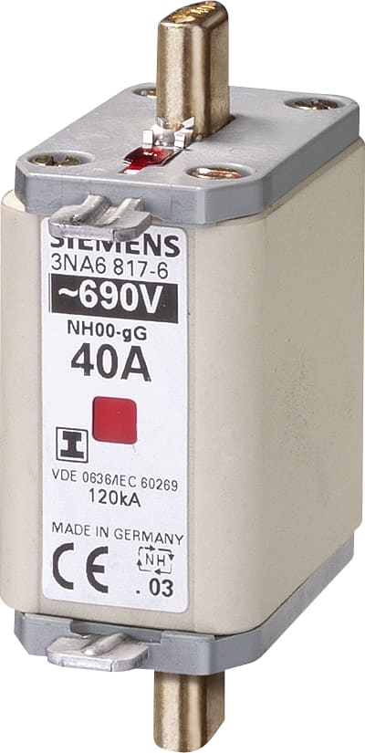 SIKRING NH000 GG 50A 500V ISOL.