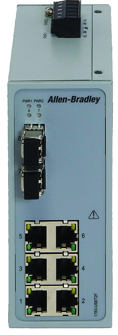 STRATIX 2000 UNMANAGED SWITCH 6+2M