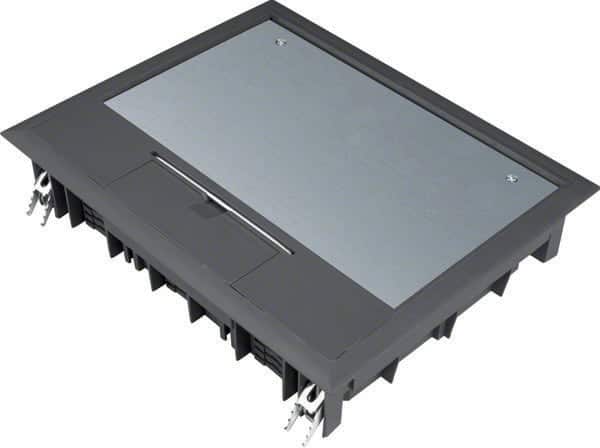 GULVBOKS E09 FOR 5MM LÃ…GDYBDE SORT