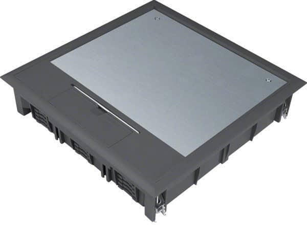 GULVBOKS Q12 FOR 5MM LÃ…GDYBDE SORT