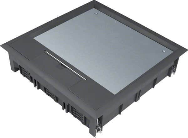 GULVBOKS Q12 FOR 12MM LÃ…GDYBDE SORT