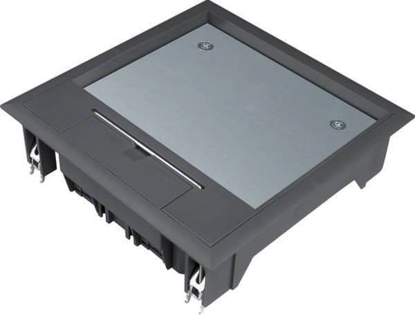 GULVBOKS Q06 FOR 12MM LÃ…GDYBDE SORT