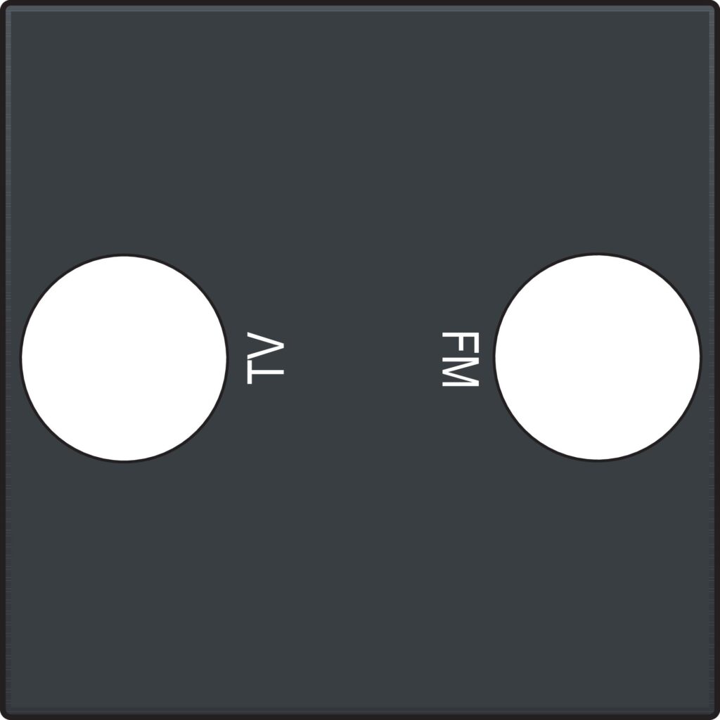 AFDÃ†KNING TV/FM UDTAG, ANTRACIT
