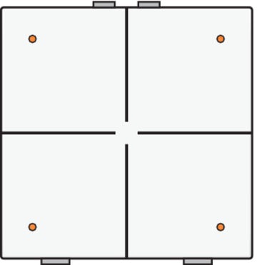 4-TRYK M. LED, WHITE COAT, NHC
