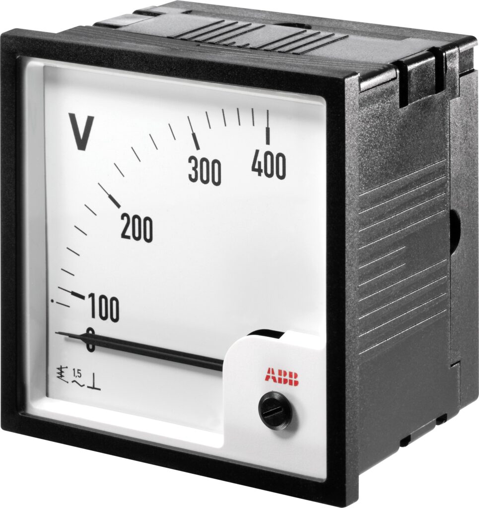 VOLTMETER ANALOG AC 400V 72X72