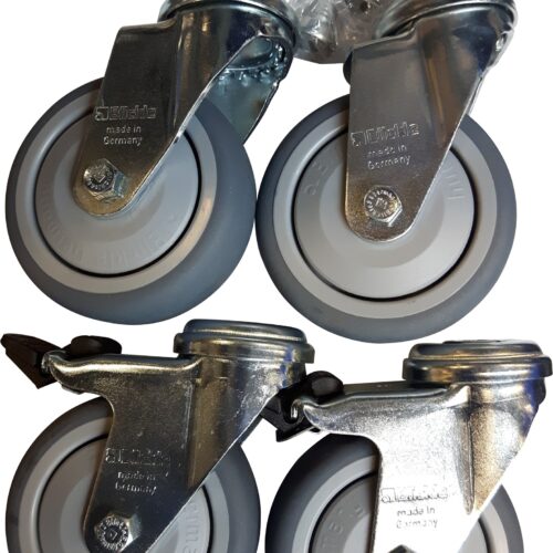 HJUL FOR GULV RACK MAX 250KG 4 STK