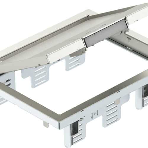 GES6M-2 10U RUSTFRI GULVBOKS