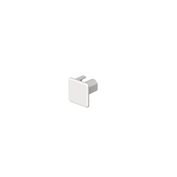 ENDESTYKKE 20X20 MM PERLEHVID RAL 9016