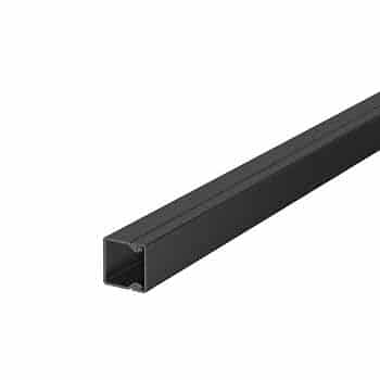 WDK KABELKANAL 15X15 MM SORT 2M PVC