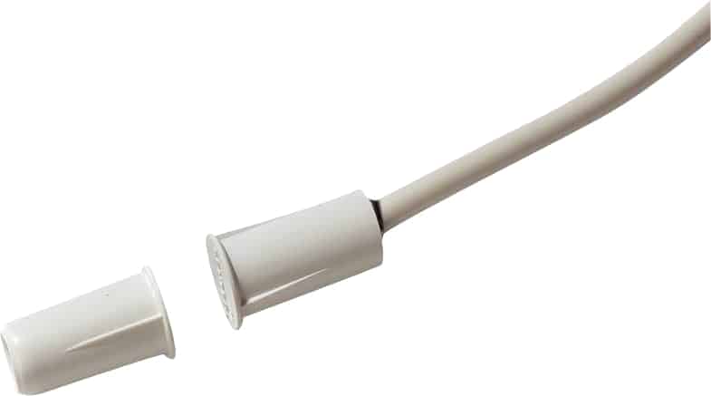 MAGNETKONTAKT, INDBYGNING, 2,5M KABEL