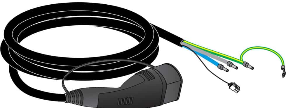 LADESTANDER KABEL 4M 1XT2 16A 1 FASET
