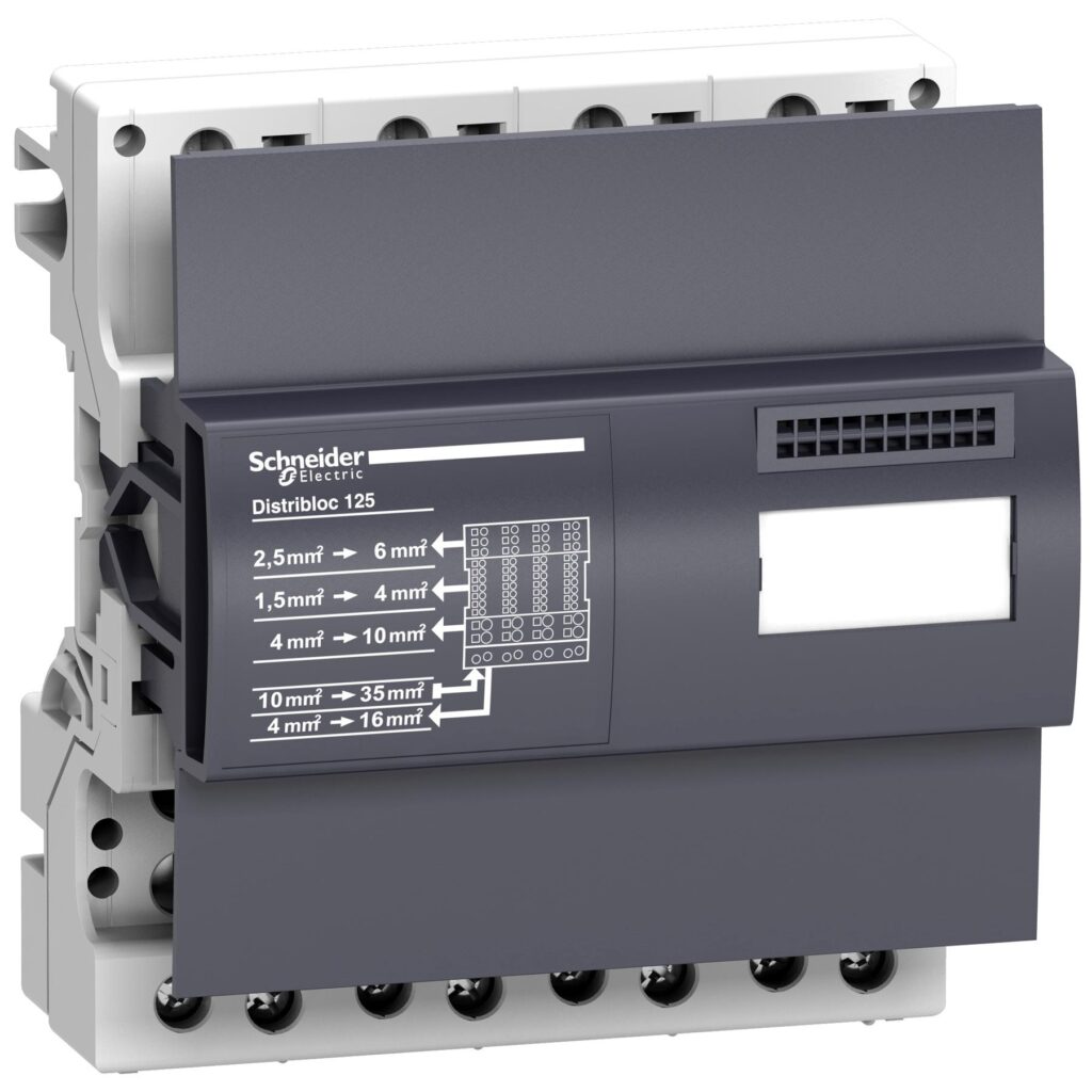 DISTRIBUTIONBLOK 4P 125A 6M 52 HULLER