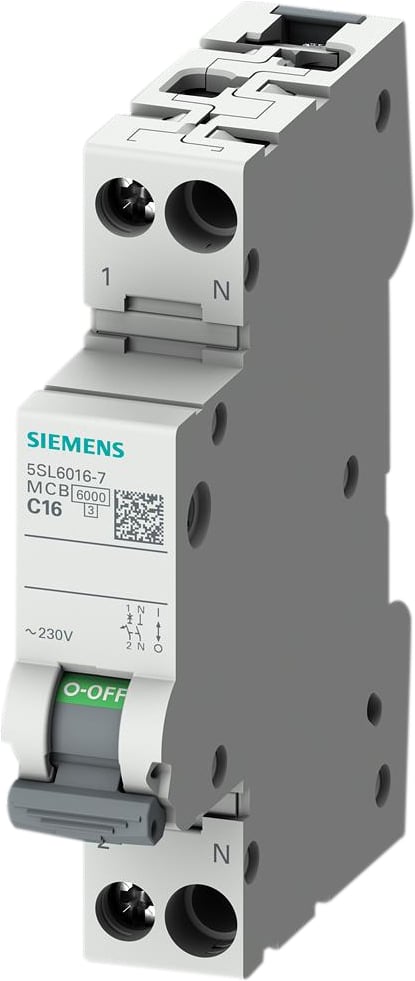 AUTOMATSIKRING 6KA 1+N/1MW C10