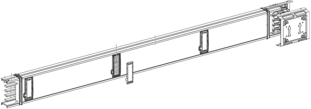 SKINNEEL. 250A 1,5M 6UD. 3L+N+P