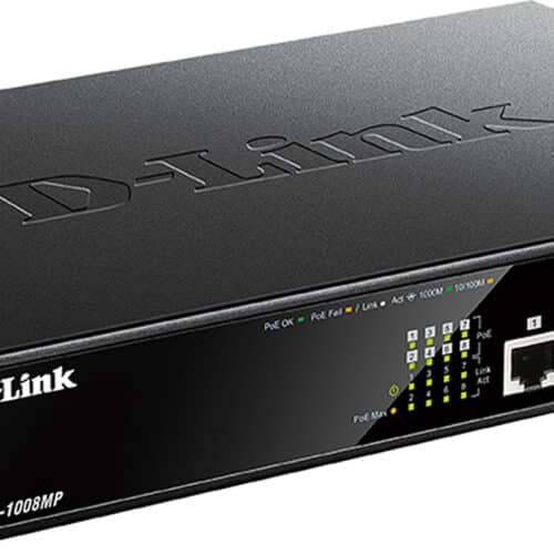 SWITCH 8X GIGABIT POE+ DGS-1008MP