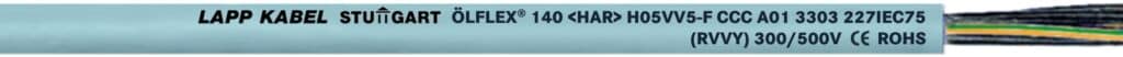Ã–LFLEX 140 H05VV5-F 4G1,5 R100