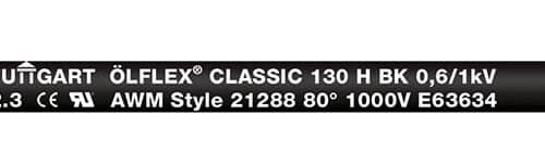 Ã–LFLEX CLASSI 130H BK 0,6/1kV 4G1,5 T500