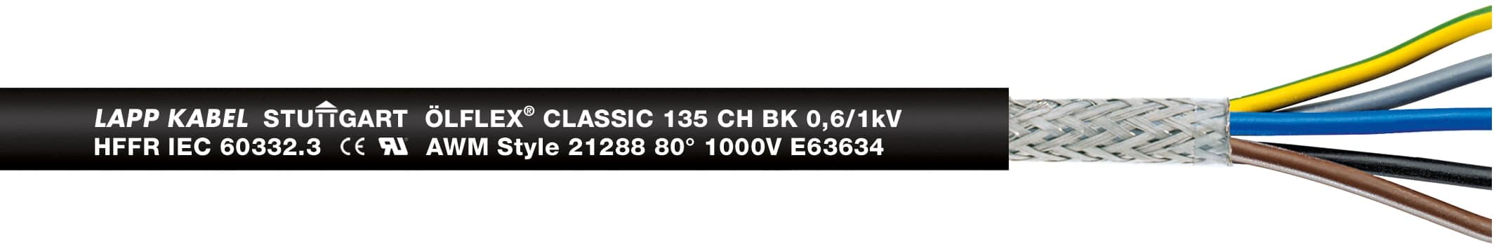 Ã–LFLEX CLASSI 135CH BK 0,6/1kV 4G4 T500