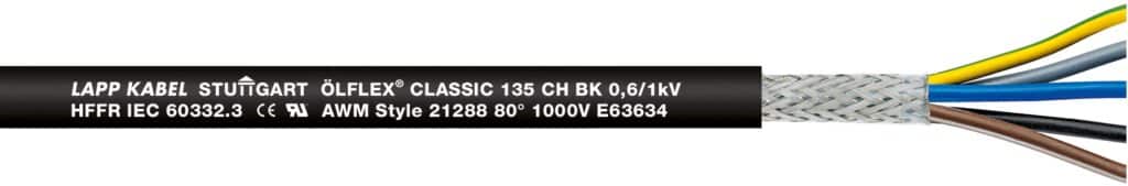 Ã–LFLEX CLASSI 135CH BK 0,6/1kV 4G6 T500