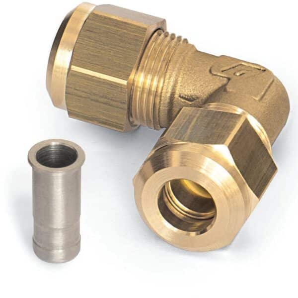 LODDEFRI ADAPTER 90Â° 3/8" - 3/8"