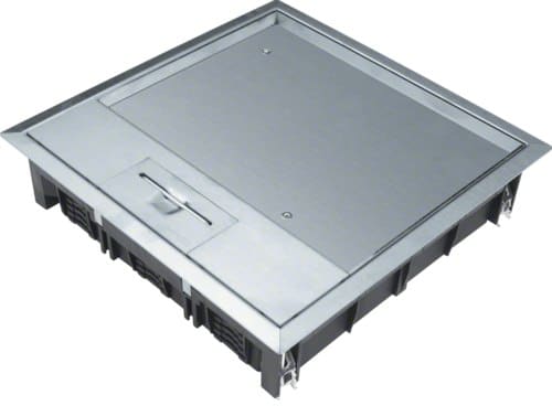 KOMPLET GULVBOKS 244X244MM RUSTFRI
