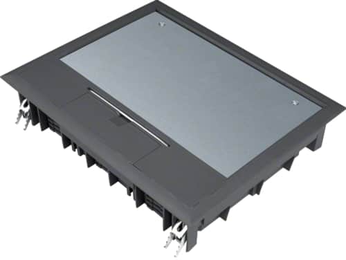 KOMPLET GULVBOKS 200X253MM 5MM LÃ…G SORT