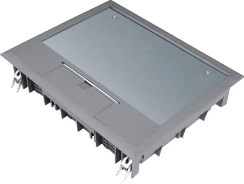 KOMPLET GULVBOKS 200X253MM 5 MM LÃ…G GRÃ…