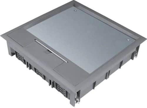 KOMPLET GULVBOKS 244X244MM 5MM LÃ…G GRÃ…