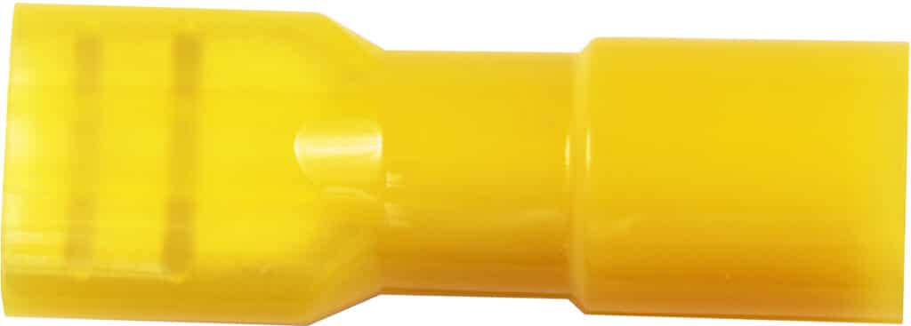 HELISO. SPADEMUFFE 4-6MMÂ² 6,3X0,8 GUL
