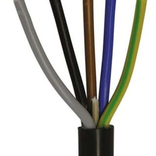 LEDNING 5G1,5 H05VV-F SORT. R50
