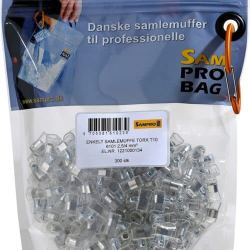 300 stk enk samlemuffe/Torx i ProBag