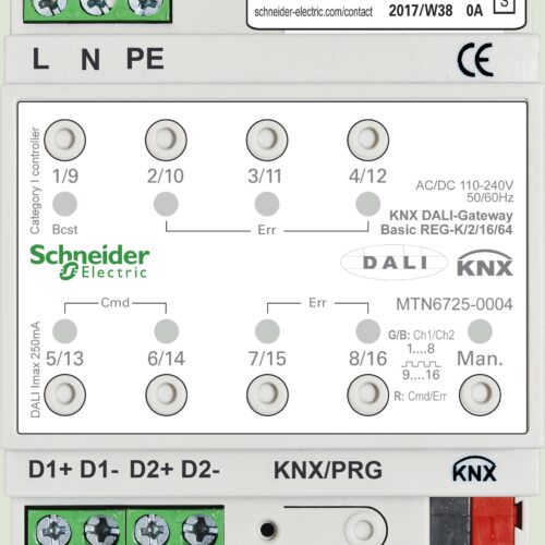 KNX DALI-GATEWAY BASIC REG-K/2/16/64