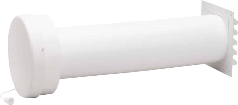 FRISKLUFTVENTIL F80 KOMPLET HVID