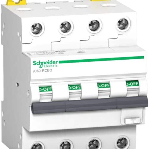 Kombiafb. iC60 4P 25A 30mA C 6kA kl A