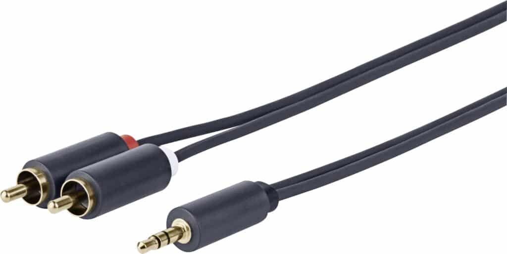 AUDIOKABEL 3,5MM MINIJACK - RCA H-H 20M