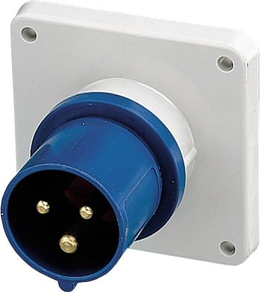CEE PANEL indtag 3 POL 16A 230V IP44 H6