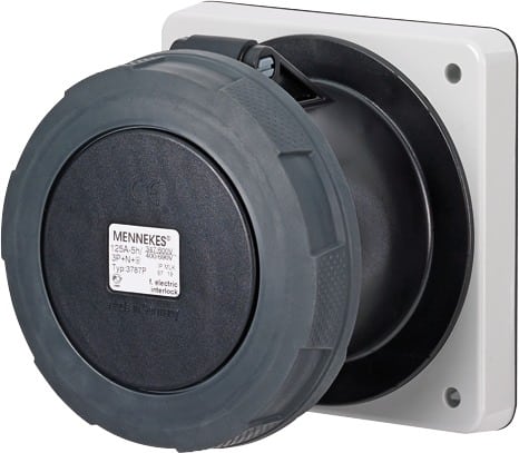 CEE Panel monteret udtag 125A 690V