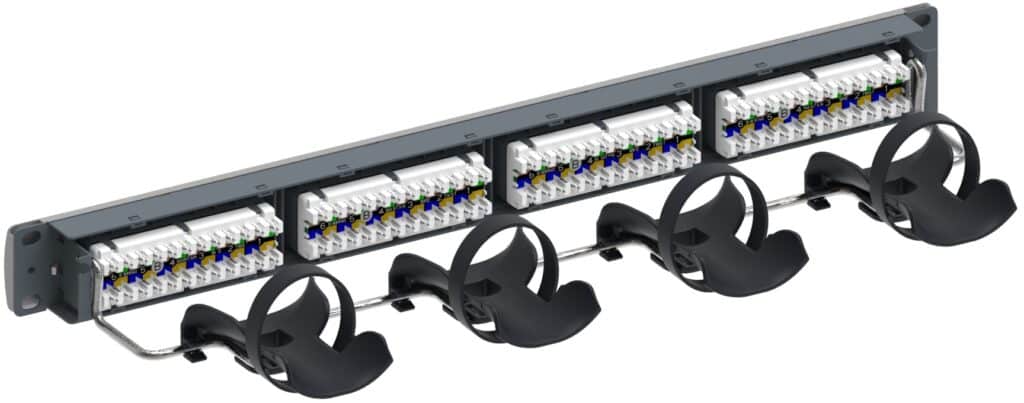PATCHPANEL 1100GS6 24X KAT6A UTP 1HE