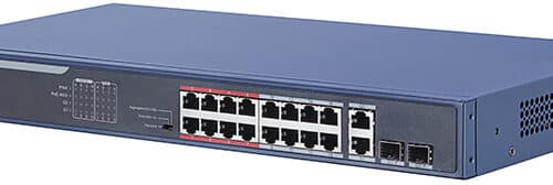 SWITCH, 16 PORT, 100MBIT, L2, POE