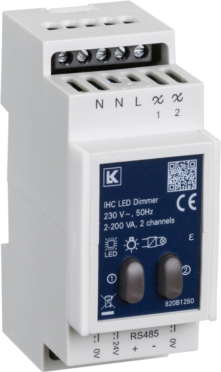 LK IHC LED DIMMER 2 KANAL DIN 36MM