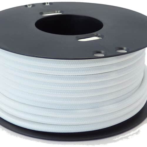 LEDNING 3G0,75 70GR TEXTIL HVID 5M
