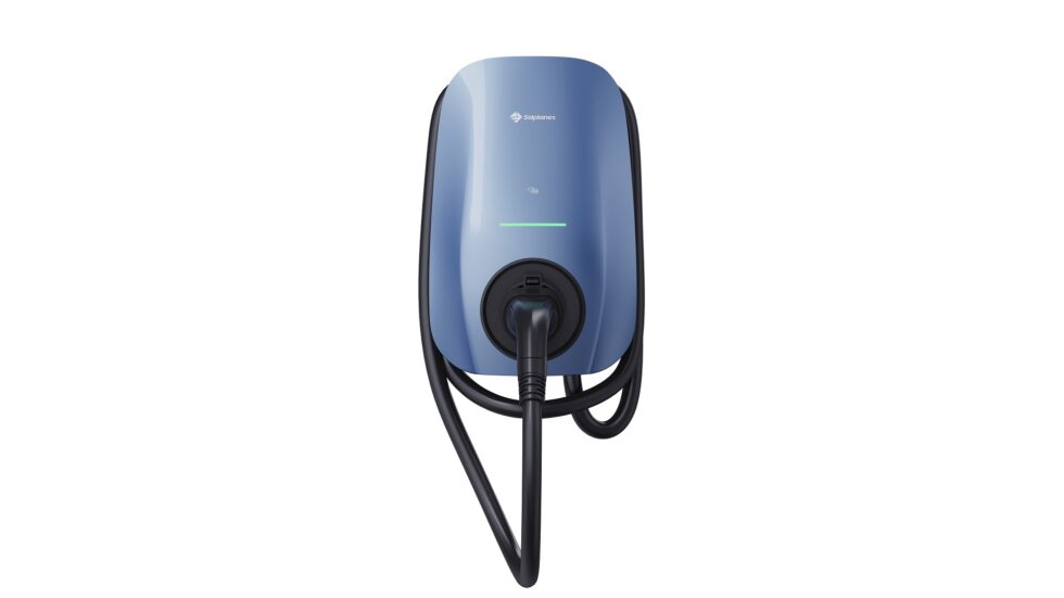 LADEBOKS 22KW BLÃ… 5M KABLE RFID WIFI