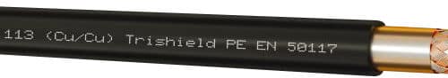 ANTENNEKABEL HD113 CU/CU PE, NEDGRAVNING