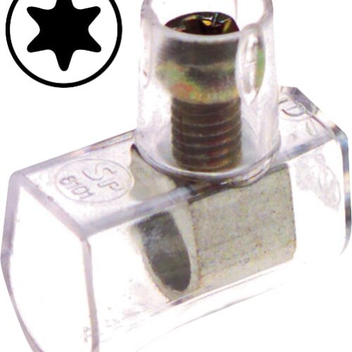 SAMLEMUFFE 10Q KLAR ENK. TORX10