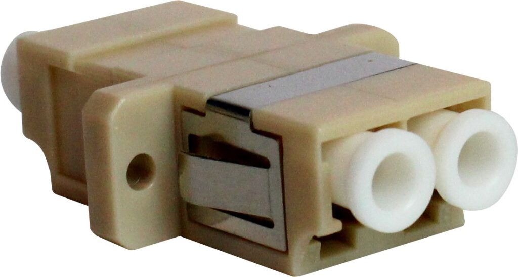 ADAPTER LC DUPLEX MULTIMODE BEIGE