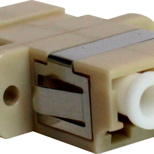 ADAPTER LC DUPLEX MULTIMODE BEIGE