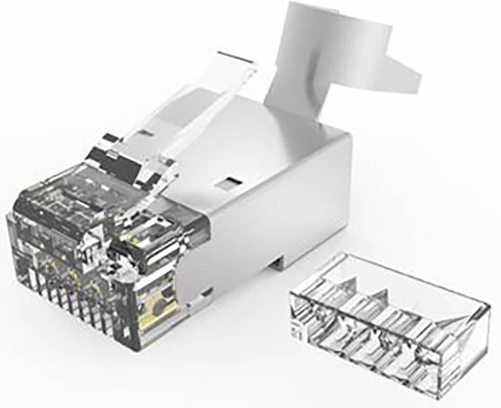 RJ45 KAT6A FTP AWG23 1,45MM BLÃ˜DE/MASSIV