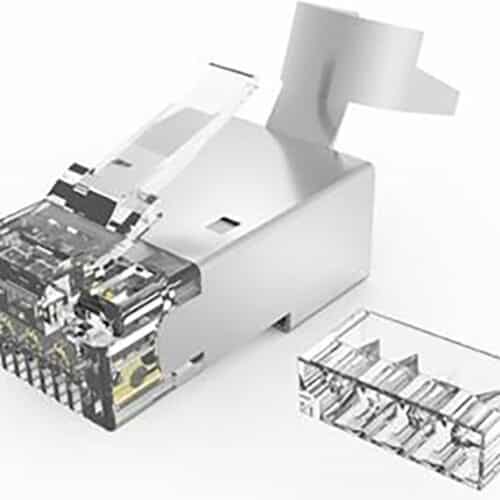 RJ45 KAT6A FTP AWG23 1,45MM BLÃ˜DE/MASSIV
