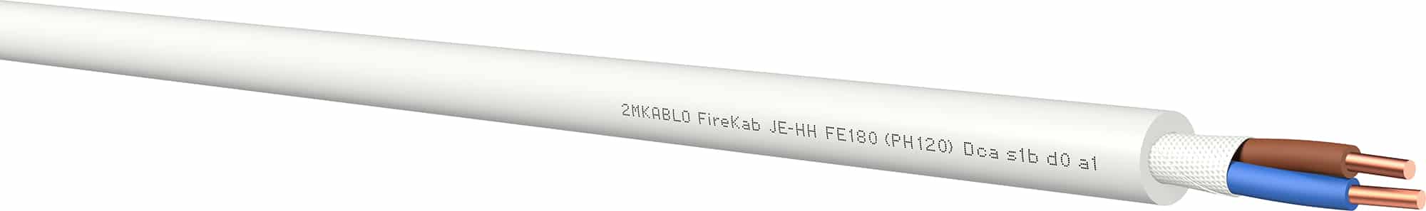 KABEL 2X1,5 FIREKAB BRANDSIKKER HVID DCA