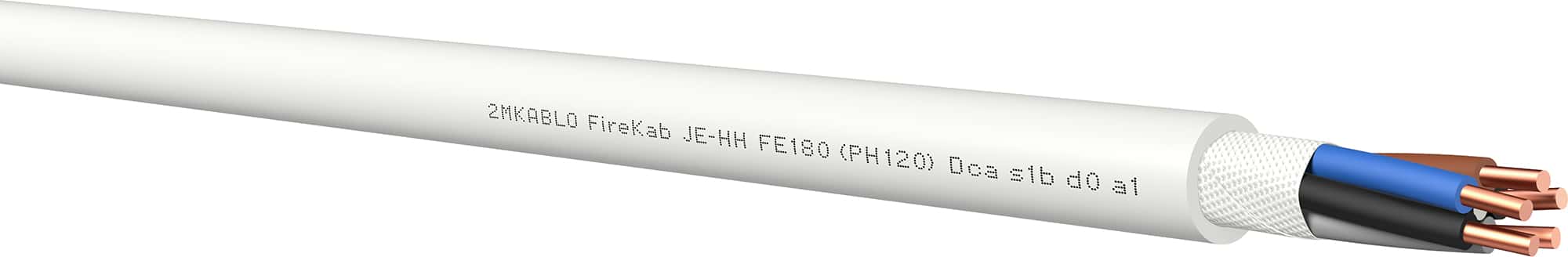 KABEL 5X1,5 FIREKAB BRANDSIKKER HVID DCA